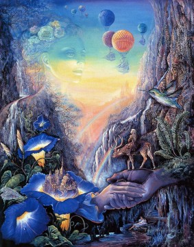 Fantasía popular Painting - JW fantasía surrealismo puente de esperanza